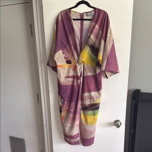 ASOS Pink and Cream Dress